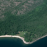 Flygbild över Slåttdalsberget