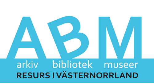 Logotype ABM - Arkiv Bibliotek Muséer, Resurs i Västernorrland